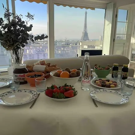 Terrasse Vue Tour Eiffel Апартаменты *