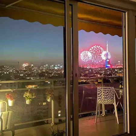 Terrasse Vue Tour Eiffel Апартаменты