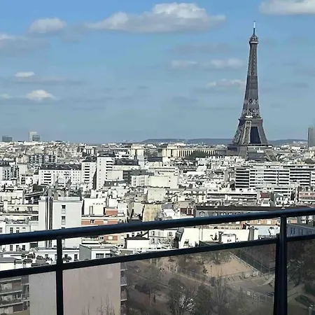 Terrasse Vue Tour Eiffel
